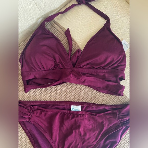 Target Swim New Burgundy Two Piece Bathing Suit Poshmark